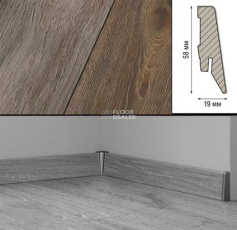 Плинтус МДФ Kronotex ламинированный D4731 Плинтус ламинированный МДФ Kronotex Дуб Рустик фото 1 | FLOORDEALER