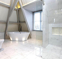 Carrara Blanco Mosaico 333x1000 Carrara Blanco Mosaico 33,3x100 фото 2 | FLOORDEALER