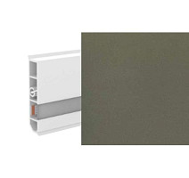 Плинтус Плинтус Cubica LS80 со свето-прозрачной вставкой для Led подсветки 1245 фото 1 | FLOORDEALER