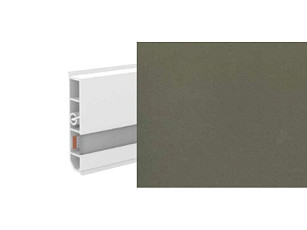 Плинтус Плинтус Cubica LS80 со свето-прозрачной вставкой для Led подсветки 1245 фото 1 | FLOORDEALER