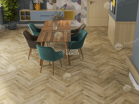 Кварцвиниловые полы Alpine Floor Parquet LVT 2.5мм Дуб Кастор ECO16-34 фото 2 | FLOORDEALER