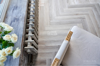 Vinilam Parquet Herringbone Glue 2.5мм IS11122 Паркет Эрмитаж Glue фото 1 | FLOORDEALER