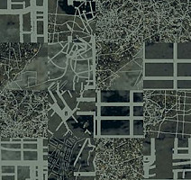 Ковровая плитка Ege Highline Cityscapes Aerial Map Grey rfm 52205016 фото 1 | FLOORDEALER