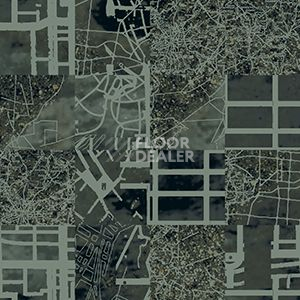Ковровая плитка Ege Highline Cityscapes Aerial Map Grey rfm 52205016 фото 1 | FLOORDEALER