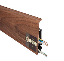 Плинтус Arbiton Indo Плинтус Arbiton Indo 70мм ПВХ 13 Орех Рубра фото 1 | FLOORDEALER