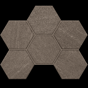 Керамогранит Gabbro Мозаика Hexagon 25x28,5 Мозаика GB03 Hexagon 25x28,5 непол. фото ##numphoto## | FLOORDEALER