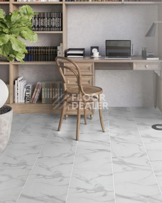 Кварцвиниловые полы Primus Tile Pure Marble Snow фото 2 | FLOORDEALER