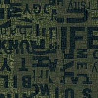 Ковровая плитка Ege Highline Contrast Text Layers Green rfm 52956420 фото 1 | FLOORDEALER