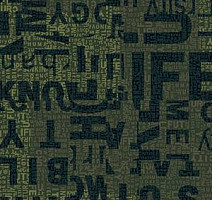 Ковровая плитка Ege Highline Contrast Text Layers Green rfm 52956420 фото 1 | FLOORDEALER