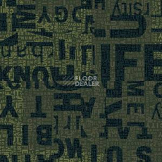 Ковровая плитка Ege Highline Contrast Text Layers Green rfm 52956420 фото 1 | FLOORDEALER