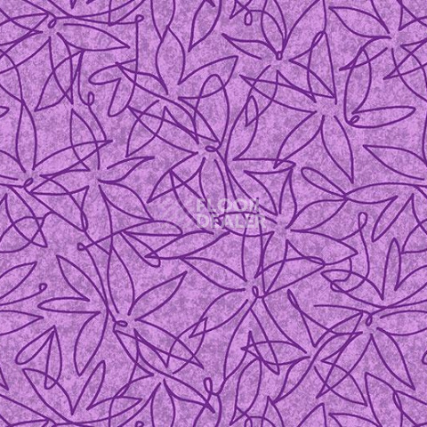 Ковролин Forbo Flotex Vision Floral 500025 (Field) Plum фото 1 | FLOORDEALER