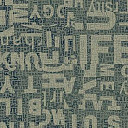 Ковровая плитка Ege Highline Contrast Text Layers Blue rfm 52956424  | FLOORDEALER