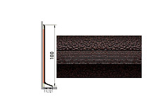 Плинтус Плинтус алюминиевый Русский профиль 100мм ПОЛИМЕРНОЕ ПОКРЫТИЕ старая медь фото 1 | FLOORDEALER