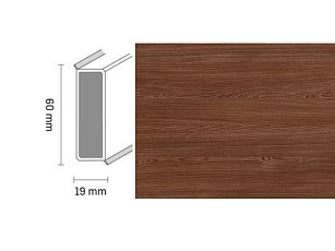 Плинтус Плинтус Dollken Cubu 60 Touch & Style 2950 фото 1 | FLOORDEALER