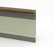 Плинтус Плинтус ковровый без фурнитуры Dollken Tle-55 2073 (22) Орех фото 1 | FLOORDEALER