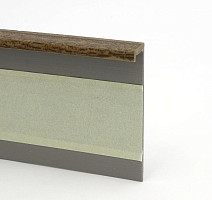 Плинтус Плинтус ковровый без фурнитуры Dollken Tle-55 2073 (22) Орех фото 1 | FLOORDEALER