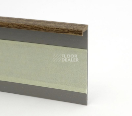 Плинтус Плинтус ковровый без фурнитуры Dollken Tle-55 2073 (22) Орех фото 1 | FLOORDEALER