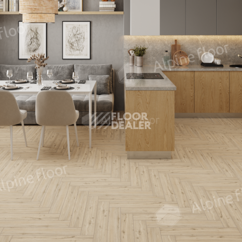 Alpine Floor Herringbone Pro 12мм lf 106-01 Дуб Лион фото 4 | FLOORDEALER