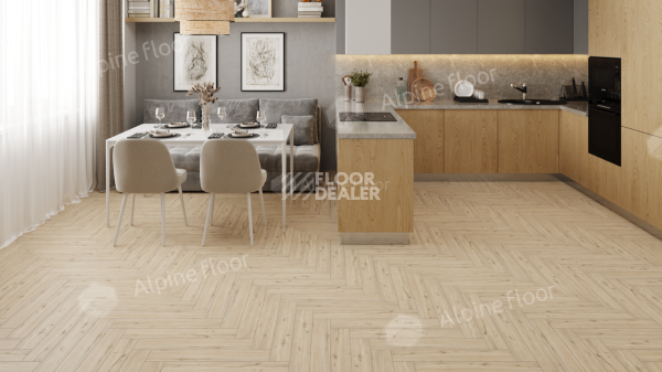 Alpine Floor Herringbone Pro 12мм lf 106-01 Дуб Лион фото 4 | FLOORDEALER