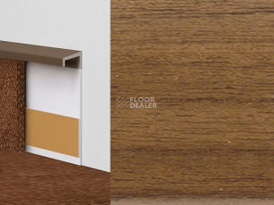 Плинтус ковровый без фурнитуры Dollken Tle-55 2073 (22) Орех фото 2 | FLOORDEALER
