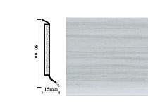 Плинтус Hsl 8 универсальный плинтус 2202 silvergrey фото 1 | FLOORDEALER