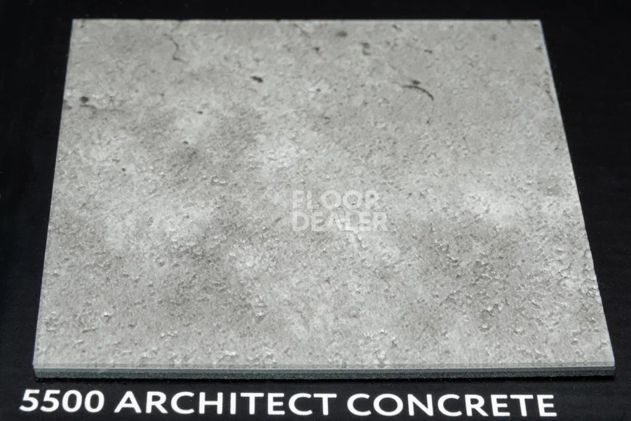 Виниловая плитка ПВХ Vertigo Trend / Stone & Design 5500 ARCHITECT CONCRETE LIGHT GREY 457.2 мм X 457.2 мм фото 2 | FLOORDEALER