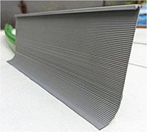 Плинтус 10883  для завода на стену RAL 7046 фото 2 | FLOORDEALER