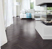 Kronotex Herringbone 8мм d6010 Дуб Эльба Черный фото 4 | FLOORDEALER