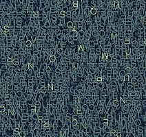 Ковровая плитка Ege Highline Contrast Lettering Turquoise  rfm 52856432 фото 1 | FLOORDEALER