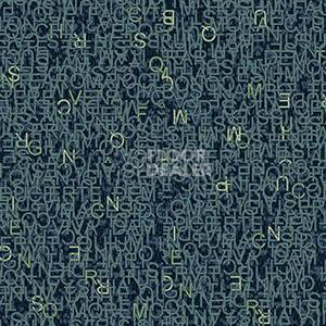 Ковровая плитка Ege Highline Contrast Lettering Turquoise  rfm 52856432 фото 1 | FLOORDEALER
