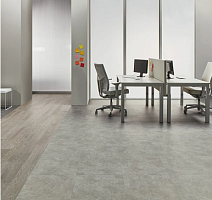 Forbo allura flex" material 62523FL1 grigio concrete (50x50 cm) фото 2 | FLOORDEALER