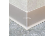 Плинтус алюминиевый анодированный напольный Diele ПЛ80, 501л серебро люкс Плинтус алюминиевый анодированный напольный Diele ПЛ80, 501л серебро люкс 1,8м фото 2 | FLOORDEALER