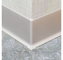 Плинтус алюминиевый анодированный напольный Diele ПЛ80, 501л серебро люкс Плинтус алюминиевый анодированный напольный Diele ПЛ80, 501л серебро люкс 1,8м фото 2 | FLOORDEALER