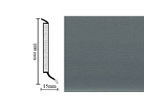 Плинтус Hsl 10 универсальный плинтус 1049 dark grey фото 1 | FLOORDEALER