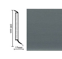 Плинтус Hsl 10 универсальный плинтус 1049 dark grey фото 1 | FLOORDEALER