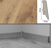 Плинтус МДФ Kronotex ламинированный D4725 Плинтус ламинированный МДФ Kronotex Дуб горный природный фото 2 | FLOORDEALER