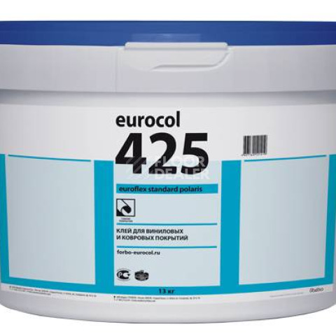 Сопутствующие материалы Универсальный клей 425 Euroflex Standard Универсальный клей Forbo 425 Euroflex Standard 13 кг фото 1 | FLOORDEALER