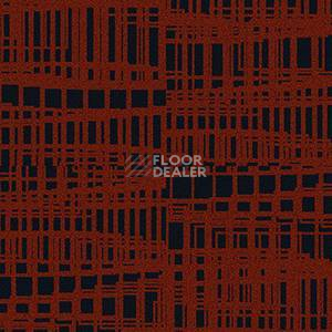 Ковровая плитка Ege Highline Contrast Maxi Grid Red rfm 52206138 фото 1 | FLOORDEALER