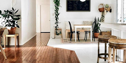 Как комбинировать покрытия в интерьере?