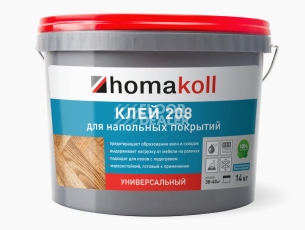 Сопутствующие материалы Homakoll 208 универсальный Homakoll 208 14 кг. Клей для напольных покрытий, универсальный фото 1 | FLOORDEALER