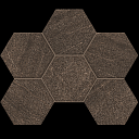 Керамогранит Gabbro Мозаика Hexagon 25x28,5x10 Мозаика gb 04 Hexagon 25x28,5 непол.  | FLOORDEALER