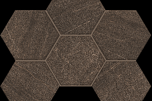 Керамогранит Gabbro Мозаика Hexagon 25x28,5x10 Мозаика gb 04 Hexagon 25x28,5 непол. фото  | FLOORDEALER