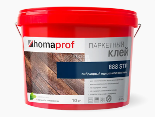 Сопутствующие материалы Homaprof 888 STP Паркетный клей Homaprof 888 STP 10 кг.  Паркетный клей, гибридный однокомпонентный фото 1 | FLOORDEALER