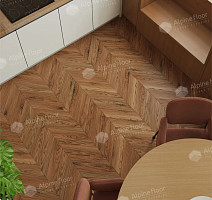 Alpine Floor Chevron Art 12мм LF109-11 Орех Монблан фото 2 | FLOORDEALER
