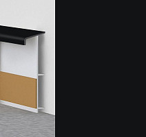 Плинтус Плинтус ковровый с фурнитурой и ребрами жесткости Dollken TL-51 0110 фото 1 | FLOORDEALER