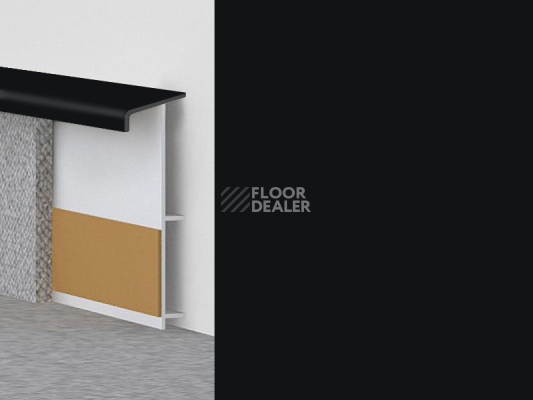Плинтус Плинтус ковровый с фурнитурой и ребрами жесткости Dollken TL-51 0110 фото 1 | FLOORDEALER