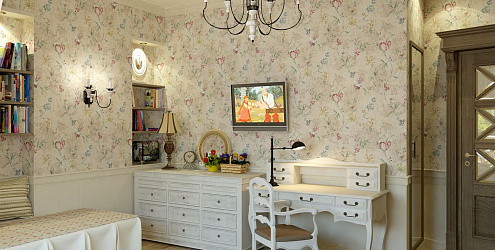 Какое напольное покрытие выбрать для интерьера в стиле прованс?