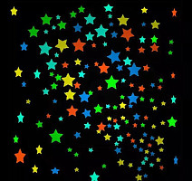 Дюна Тафт Неон Звездочки