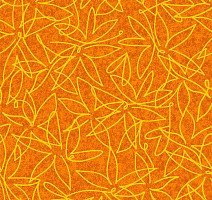 Ковролин Flotex Vision Floral 500013 (Field) Pumpkin фото 1 | FLOORDEALER