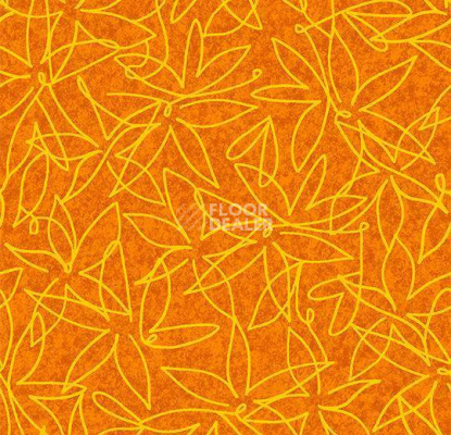 Ковролин Flotex Vision Floral 500013 (Field) Pumpkin фото 1 | FLOORDEALER
